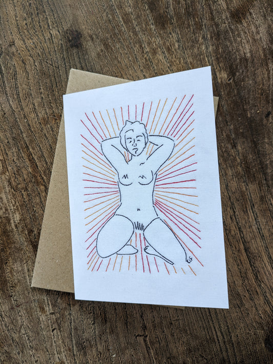 Goddess card with envelope